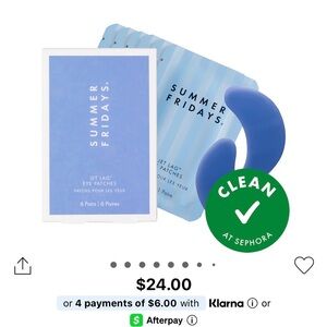 Summer Fridays Jet Lag Eye Patches